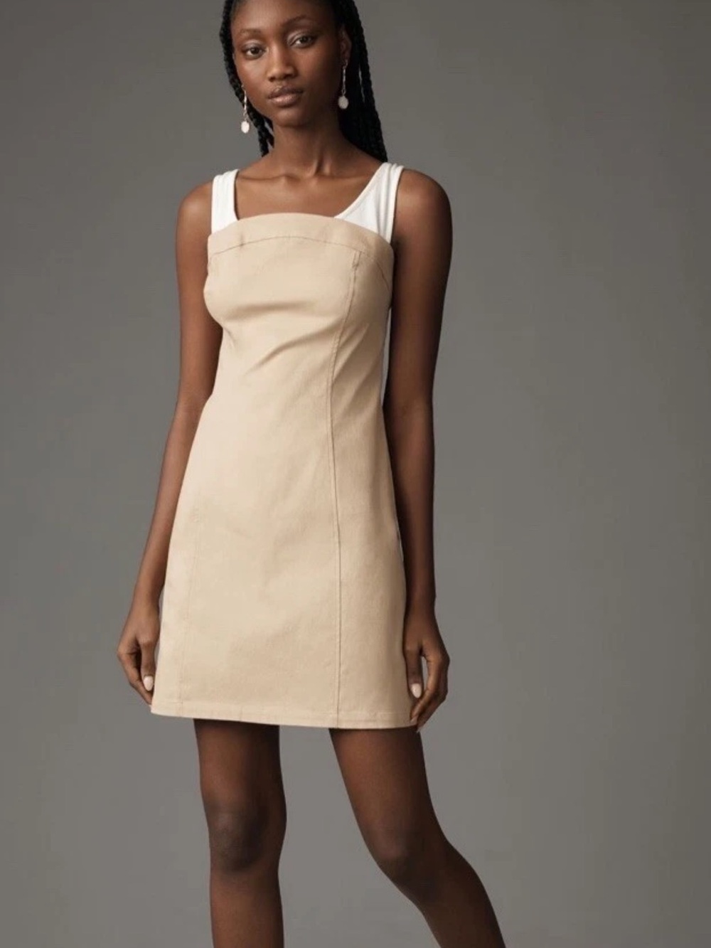 Maeve Anthropologie Sleeveless Twofer Mini Dress